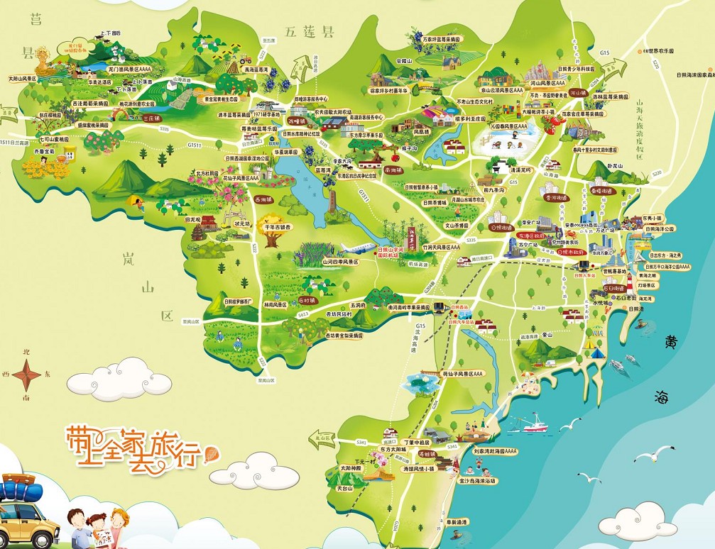 岳普湖景区使用手绘地图给景区能带来什么好处？